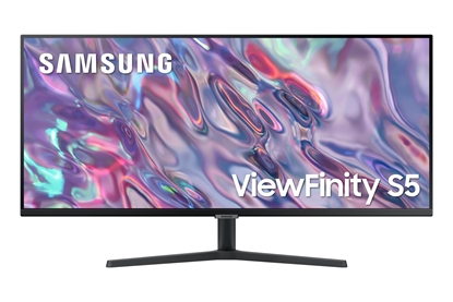 Picture of Samsung ViewFinity S5 S50GC LED display 86.4 cm (34") 3440 x 1440 pixels UltraWide Quad HD Black