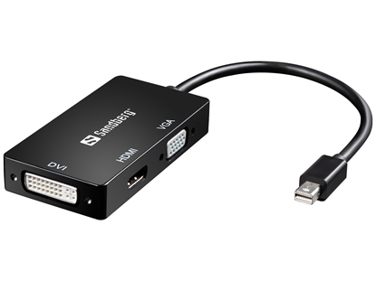 Изображение Sandberg 509-12 Adapter MiniDP>HDMI+DVI+VGA