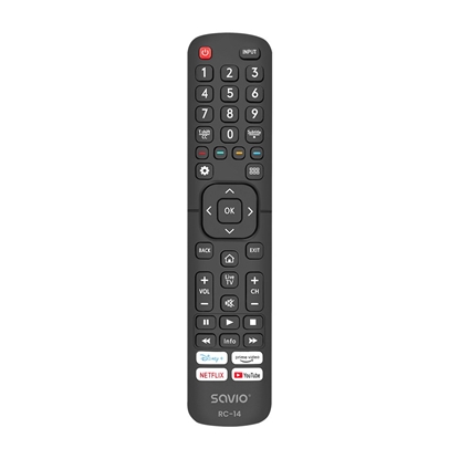 Attēls no SAVIO RC-14 Universal remote control/replacement for HISENSE, SMART TV