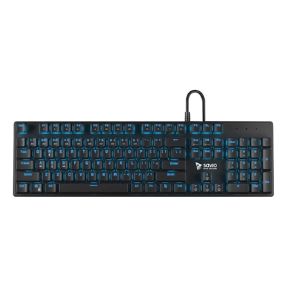 Picture of SAVIO Tempest RX FULL Mechanical Gaming Keyboard / Outemu BLUE / Backlit / Antighosting
