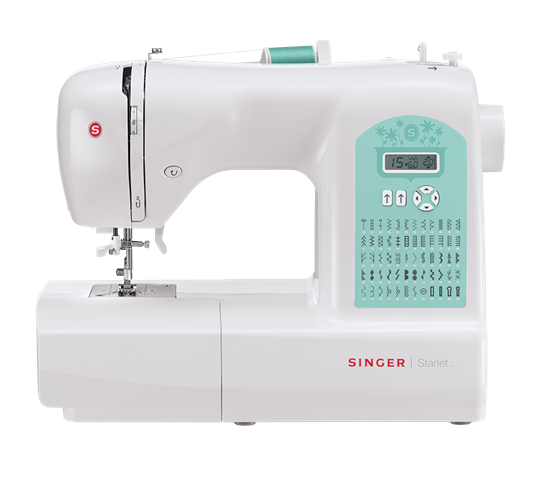 Изображение Singer Sewing machine STARLET 6660 White, Number of stitches 60, Number of buttonholes 4, Automatic threading