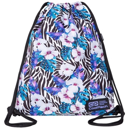 Attēls no Shoe bag CoolPack Solo Flower Zebra