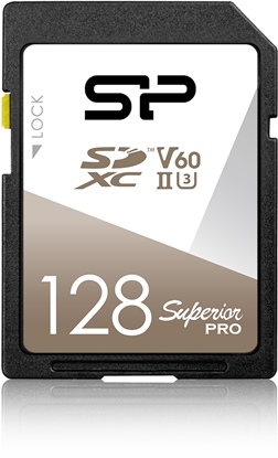 Picture of Silicon Power memory card SDXC 128GB Superior Pro UHS-II