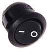 Picture of Slēdzis ON-OFF fiks 250V 6A melns/apaļš