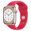 Изображение Apple Watch 8 GPS 45mm Sport Band (PRODUCT)RED (MNP43EL/A)