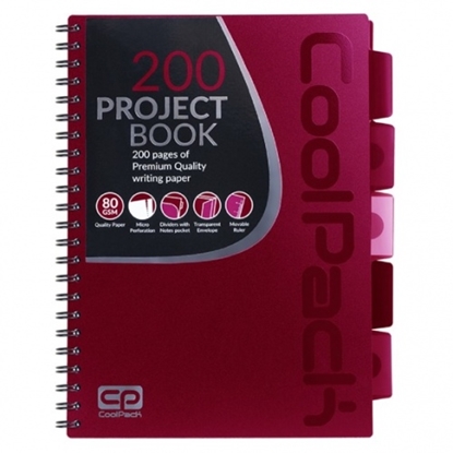 Picture of Spiral note book A4 Coolpack Red