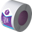 Изображение Spriegošanas lente, 15mm x 0.80mm x 1800m, melna, PP