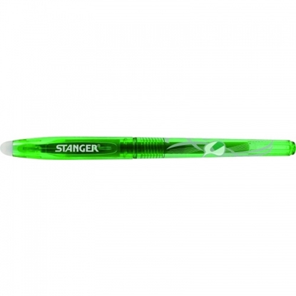 Attēls no STANGER Eraser Gel Pen 0.7 mm, green, Box 12 pcs. 18000300078
