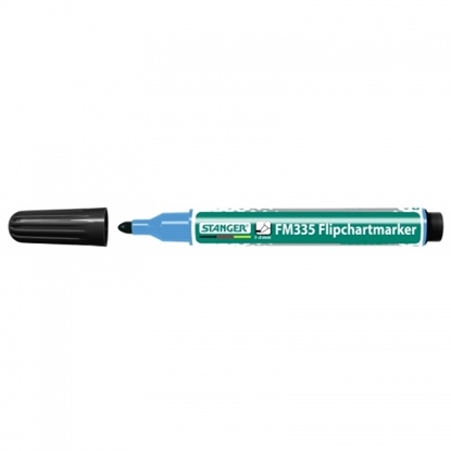 Attēls no STANGER flipchart MARKER 335, 1-3 mm, black, 1 pcs. 713000