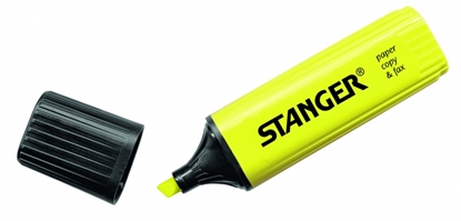 Picture of STANGER highlighter, 1-5 mm, yellow, Box 10 pcs. 180001000