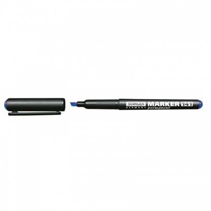 Picture of STANGER permanent MARKER M141, 1-3 mm, blue, 1 pcs. 710081
