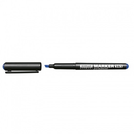 Picture of STANGER permanent MARKER M141, 1-3 mm, blue, 1 pcs. 710081