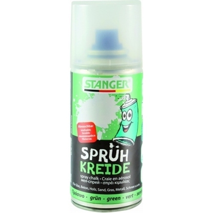 Attēls no STANGER Spray chalk, green, 150 ml 115104