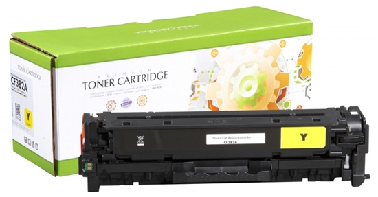 Изображение Static Control Compatible Hewlett-Packard 312A (CF382A) Yellow, 2700 p.