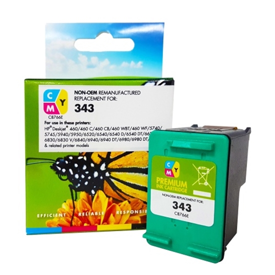 Picture of Static Control Compatible Hewlett-Packard 343 (C8766EE) Tricolor, 260 p.