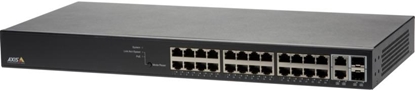 Изображение Switch|AXIS|Rack 1U|24x10Base-T / 100Base-TX / 1000Base-T|2x10/100/1000BASE-T/SFP combo|2xSFP|24xRJ45|PoE ports 24|01192-002