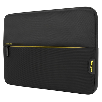 Picture of Targus CityGear 3 39.6 cm (15.6") Sleeve case Black, Yellow