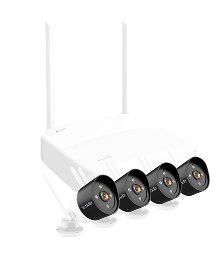 Picture of Tenda K4W-3TC video surveillance kit Wired & Wireless 4 channels
