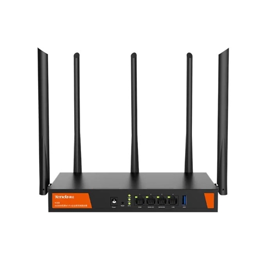 Picture of Tenda W30E AX3000 wireless router Gigabit Ethernet Dual-band (2.4 GHz / 5 GHz) Black