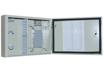 Picture of Tērauda sadales kārba optikai, 48 porti, Simplex, ārdarbu IP65