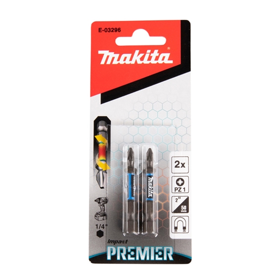 Изображение Torsion skrūvgriežu uzgalis E-form, PZ1-50mm, 2gab. ImpactPr