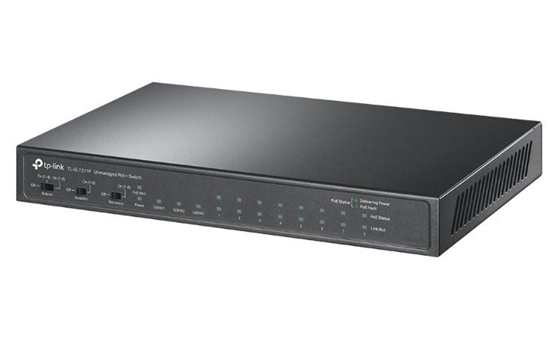 Picture of TP-Link 8-Port 10/100Mbps + 3-Port Gigabit Desktop Switch with 8-Port PoE+