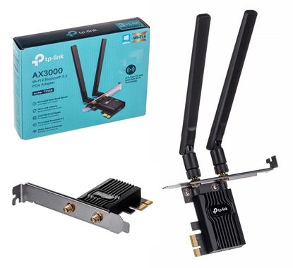 Attēls no TP-Link ARCHER TX55E network card WLAN / Bluetooth 2402 Mbit/s