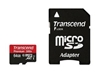 Picture of Transcend microSDXC 64GB Class 10 UHS-I U1 400x + SD Adapter