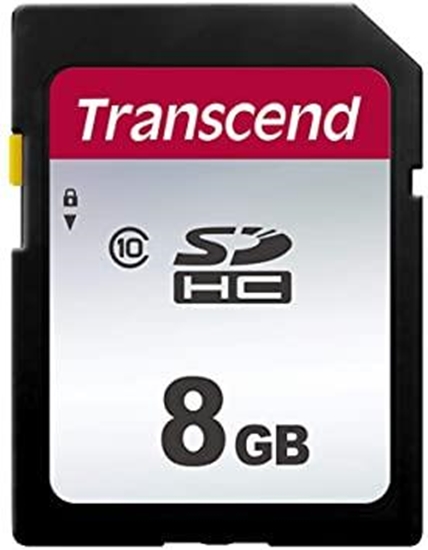 Picture of MEMORY SDHC 8GB C10/TS8GSDC300S TRANSCEND