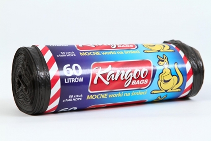 Attēls no Trash Bags, 60l/50pcs., 8 Mikron