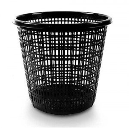 Изображение Trash bin 10l, black, plastic