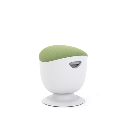 Изображение Up Up Seul ergonomic balance stool White, D42 Green fabric