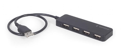 Attēls no USB Centrmezgls Gembird 4-port USB hub Black