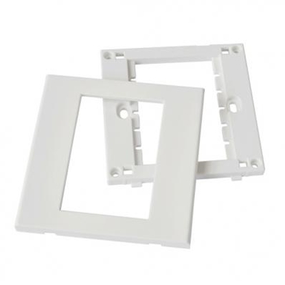 Picture of VALUE A/V Faceplate, 86x86mm, white