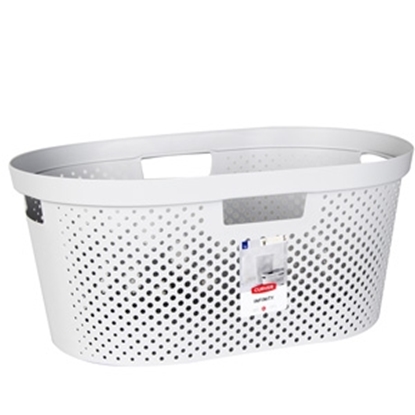 Picture of Veļas grozs Infinity 40l 59x39x27cm pelēks