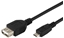 Изображение Vivanco cable microUSB - USB OTG 0.15m (45298)