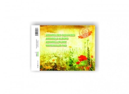 Picture of Watercolor notebook SMLT, A4, 200 g, gummed (10) 0708-205