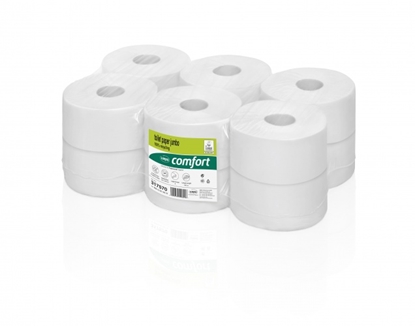 Attēls no WEPA Toilet paper roller TPMB3120, 120m 480 sheets, 9.2 x 25, Recycled tissue, (12pcs)