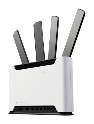 Picture of Wireless Router|MIKROTIK|Wireless Router|Wi-Fi 6|IEEE 802.11a/b/g|IEEE 802.11n|IEEE 802.11ac|IEEE 802.11ax|USB 2.0|4x10/100/1000M|1x2.5GbE|S53UGM5HAXD2HAXDTC&RG502Q