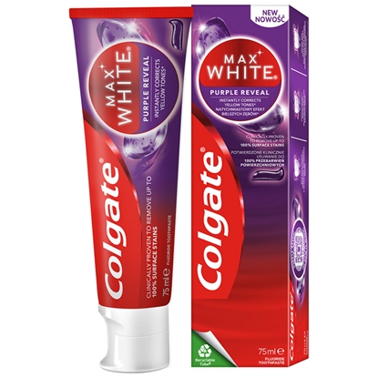 Attēls no Zobu pasta Colgate Max white purple reveal 75ml