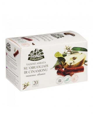 Attēls no Žolynėlis Fruit tea Summer taste with apples and cinamon, 50g (2g x20)