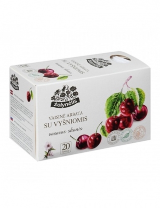 Изображение Žolynėlis Fruit tea Summer taste with cherries, 50g (2,5g x20)