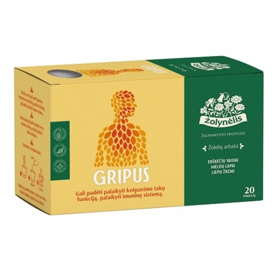 Изображение Žolynėlis herbal tea Sušalus , 30g (1,5x 20)