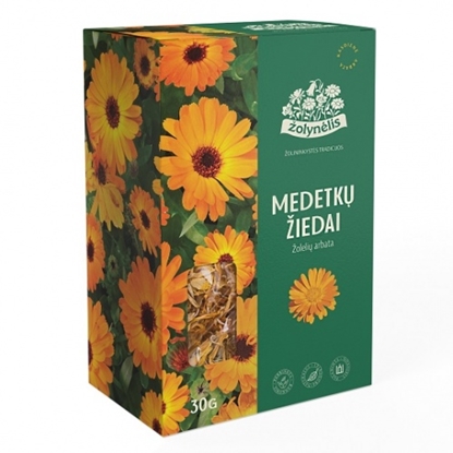 Attēls no Žolynėlis herbal tea Marigold flowers, 30g