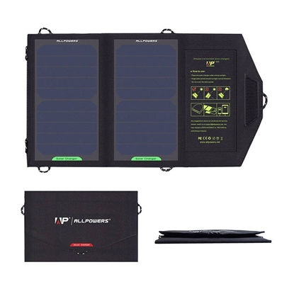 Attēls no Allpowers AP-SP5V Portable solar panel/charger 10W