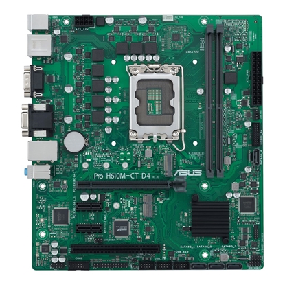 Picture of ASUS PRO H610M-C D4-CSM Intel H610 LGA 1700 micro ATX