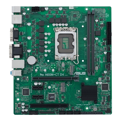 Attēls no ASUS PRO H610M-C D4-CSM Intel H610 LGA 1700 micro ATX