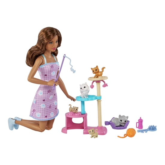 Picture of Barbie Kitty Condo Doll And Pets