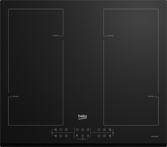 Picture of Beko HII64206F2MT hob Black Built-in 58 cm Zone induction hob 4 zone(s)