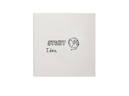 Изображение Bezrāmja ,balta tāfele, lakota tērauda virsma 100x100 cm